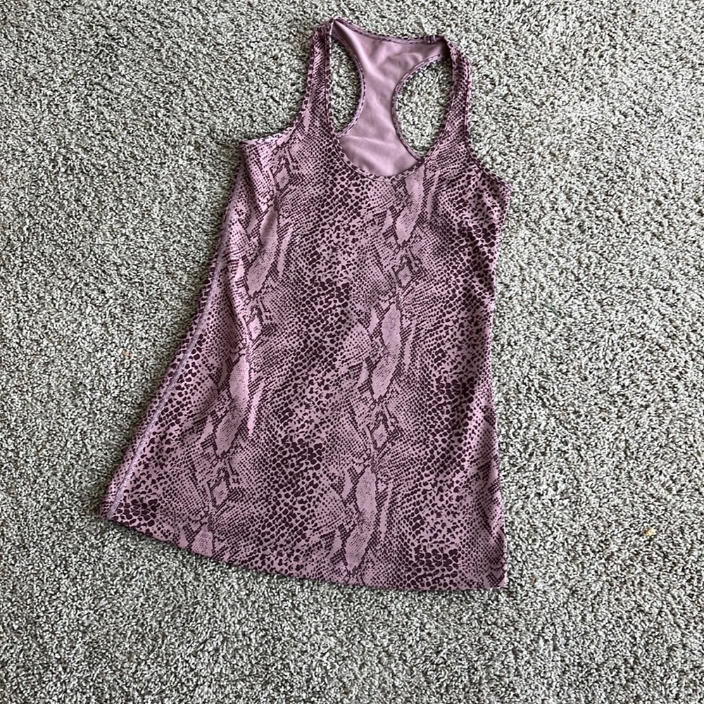 Lululemon Snakeskin Racerback Tank Small - Picture 7 of 8